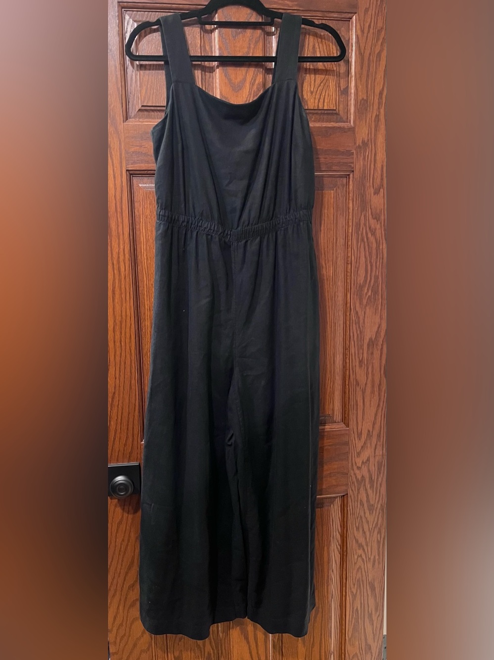 M&S women’s black linen blend jumpsuit